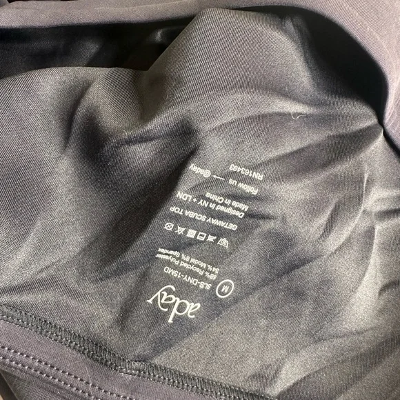 ADAY Getaway Boat Neck Blouse • Midnight Blue • Sz M • $178 - Picture 7 of 7